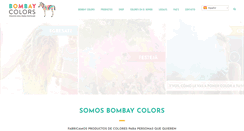 Desktop Screenshot of bombaycolors.com