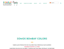 Tablet Screenshot of bombaycolors.com